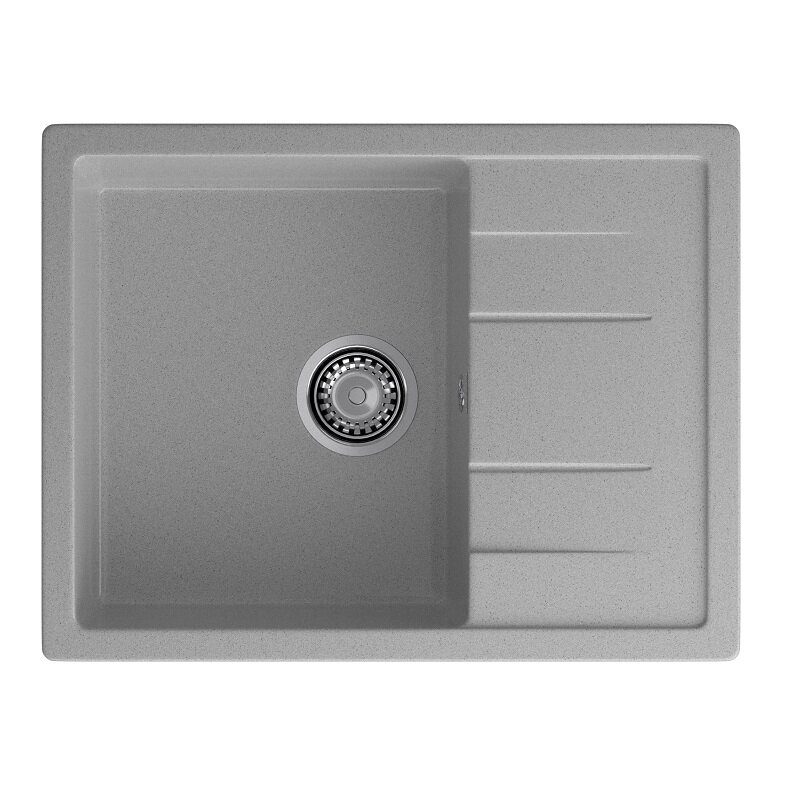 Изображение товара Кухонная мойка GranFest Quadro Q-650L Серый 65х50см