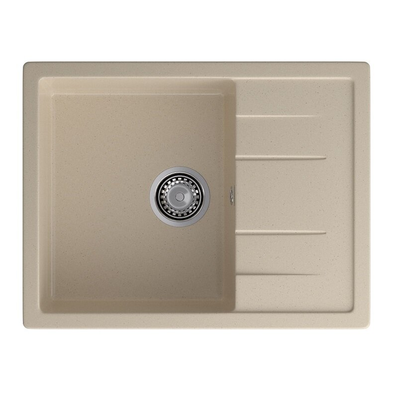 Изображение товара Кухонная мойка GranFest Quadro Q-650L кашемир, 65 х 50 см