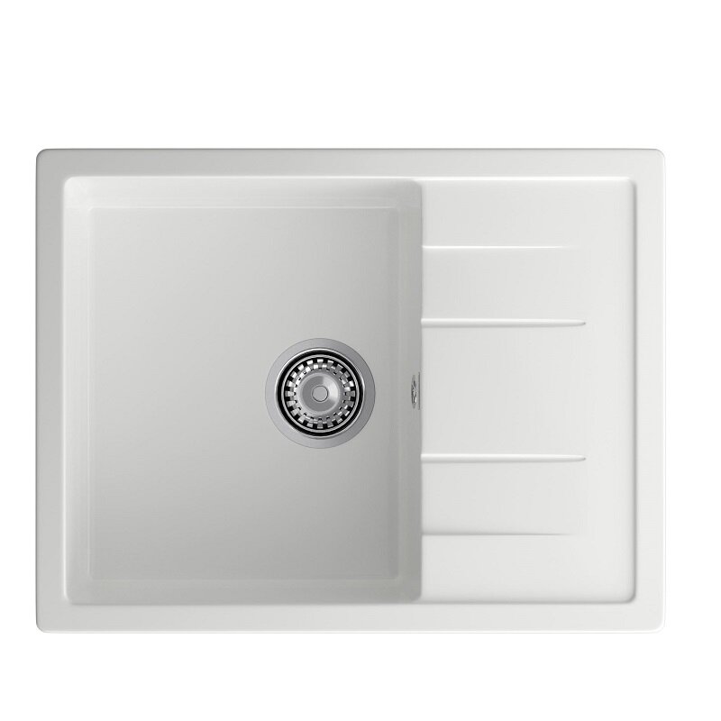 Изображение товара Кухонная мойка GranFest Quadro Q-650L иней 65х50 см искусственный мрамор