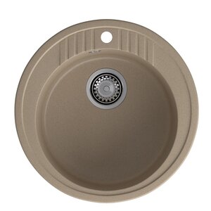 Изображение товара Кухонная мойка GranFest Rondo R-520 песочный, 52 см