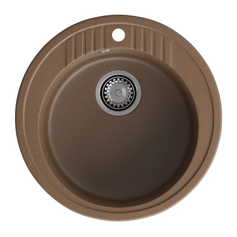 Изображение товара Кухонная мойка GranFest Rondo R-520 терракот, 52 см