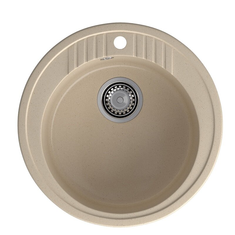 Изображение товара Кухонная мойка GranFest Rondo R-520 из искусственного мрамора 52 см