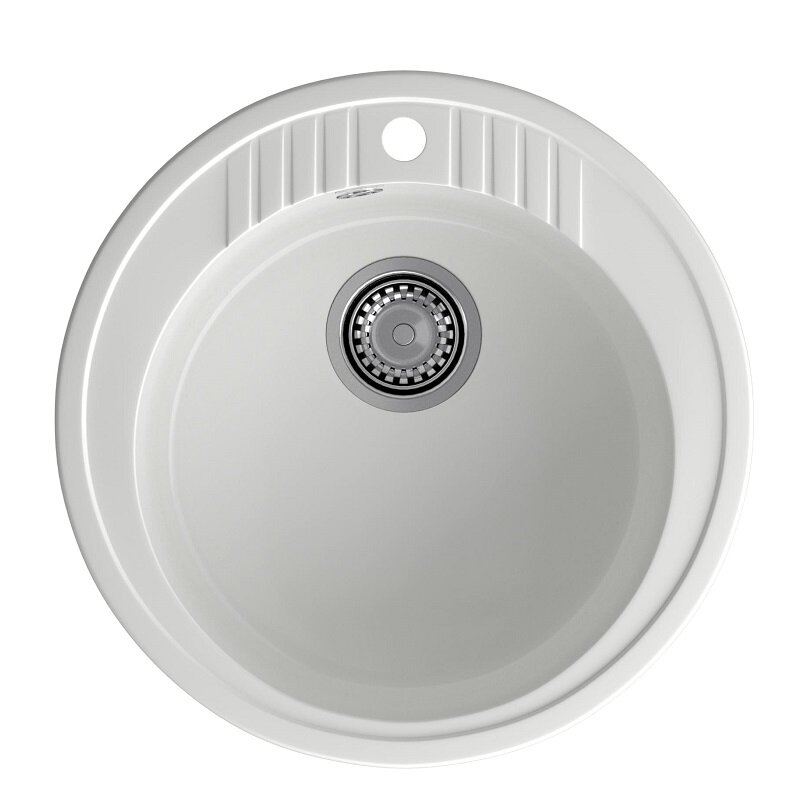 Изображение товара Кухонная мойка GranFest Rondo R-520 иней 52 см из искусственного камня