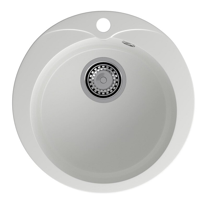 Изображение товара Кухонная мойка GranFest Rondo R-480 иней 47.5 см искусственный мрамор