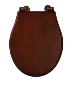 Изображение товара Крышка-сиденье Migliore Bella ML.BLL-26.110.NC.BR с системой Mi.CRolift, орех/фурнитура бронза