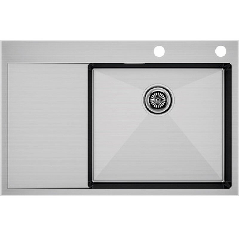 Изображение товара Мойка кухонная Paulmark Kroner-Edge из нержавеющей стали 78 см
