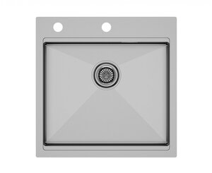 Изображение товара Мойка кухонная Paulmark Kroner-Edge, PM775151-BS, брашированная нержавеющая сталь