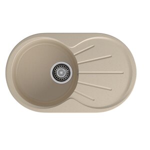 Изображение товара Кухонная мойка GranFest Rondo R-750L кашемир, 74.6 х 45.5 см