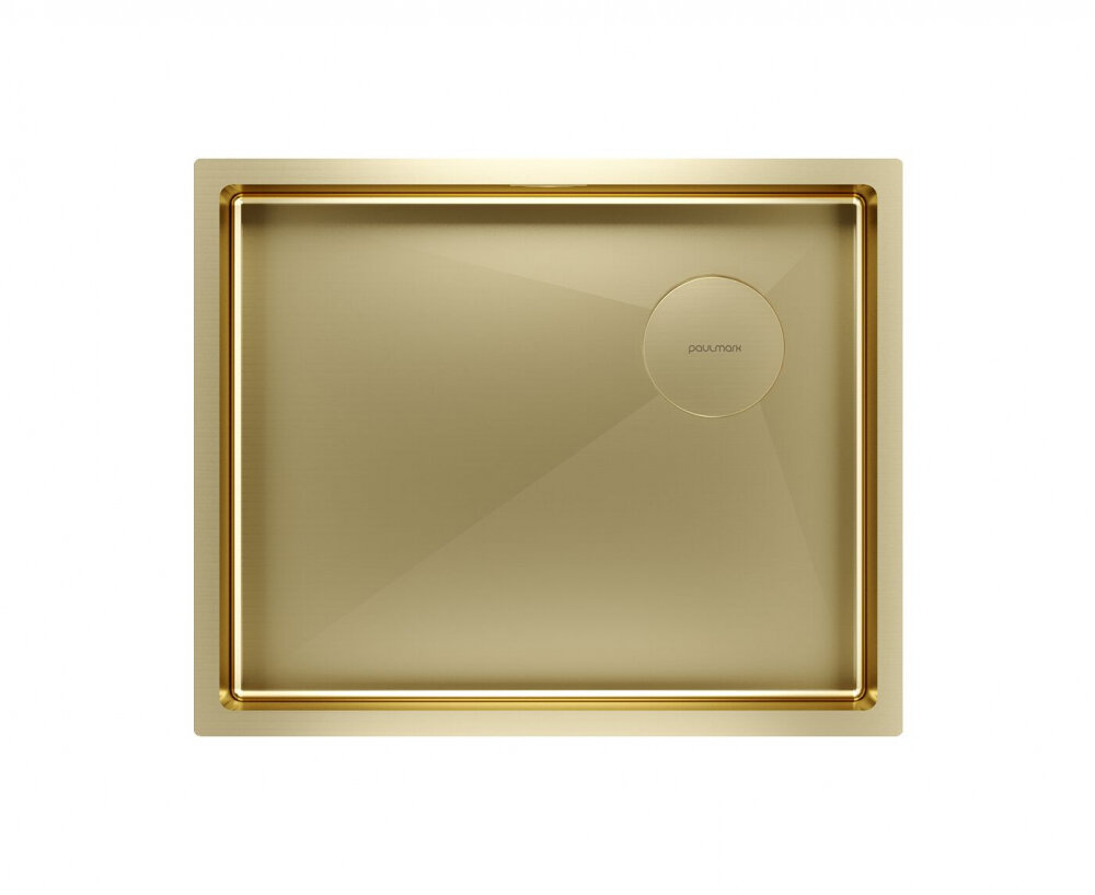 Изображение товара Кухонная мойка Paulmark Next-Skew-540 брашированное золото Германия