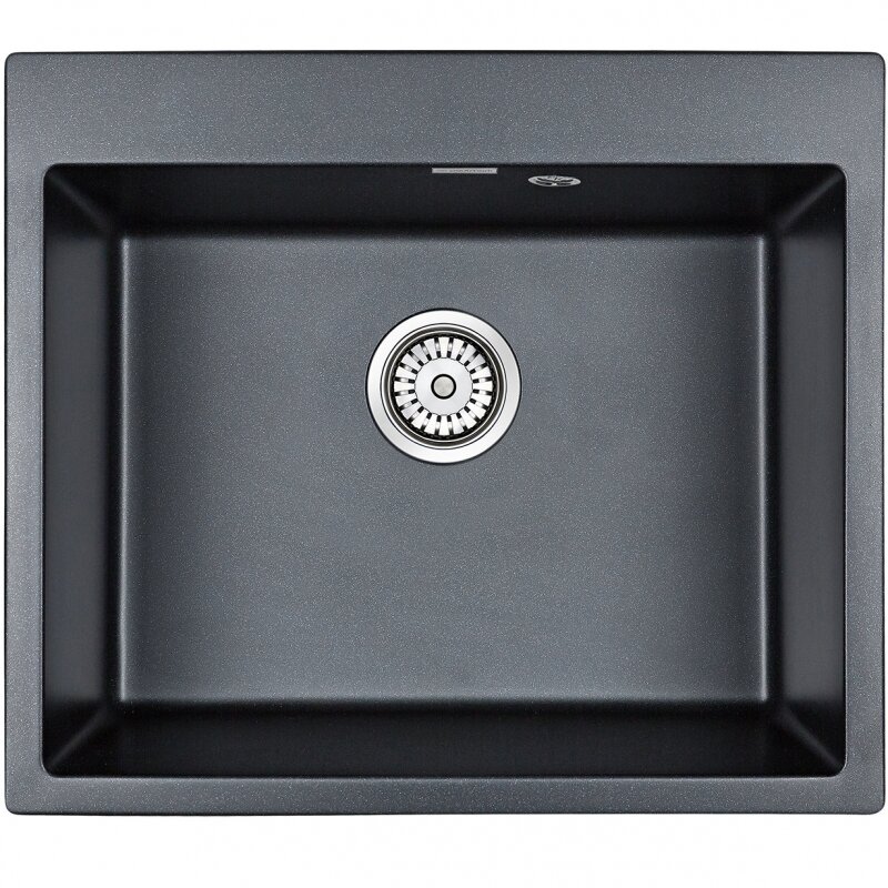 Изображение товара Кухонная мойка Paulmark Kante 60 см кварцевая антрацит матовая