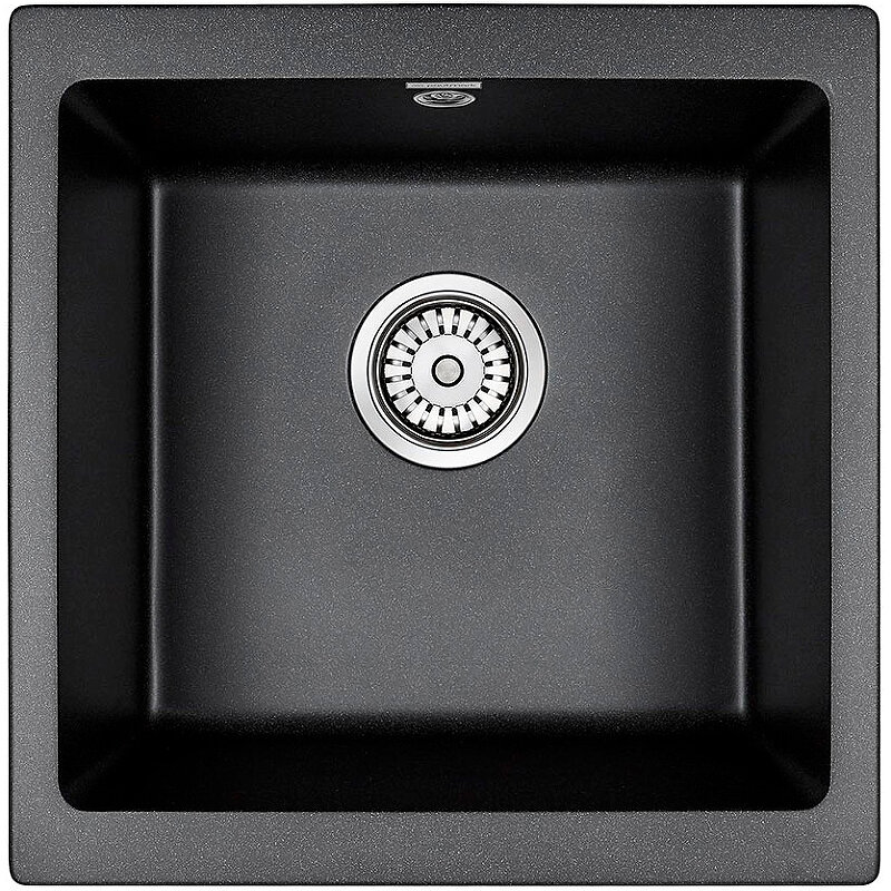 Изображение товара Кухонная мойка Paulmark Gera 50 антрацит из искусственного гранита 44.5 х 46 см
