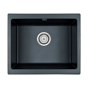 Изображение товара Мойка кухонная Paulmark Gera 60 антрацит 55 см