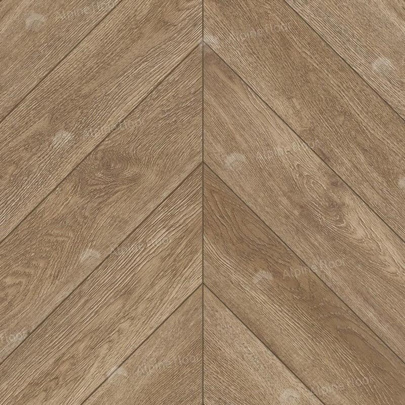 Изображение товара Виниловый ламинат Alpine Floor Chevron Alpine LVT, ECO 20-5, планка 12.7 х 55.5 см, декор Макадамия, клеевой, 2.5 мм