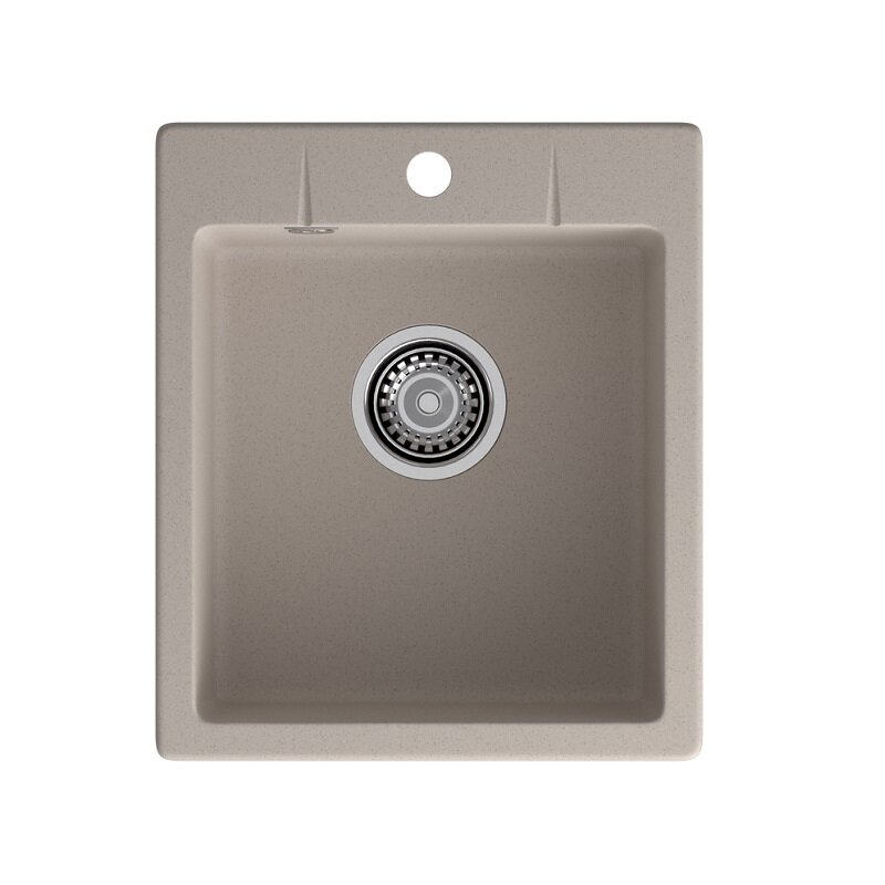 Изображение товара Кухонная мойка GranFest GF-Urban 242 песочный, 42 х 49 см