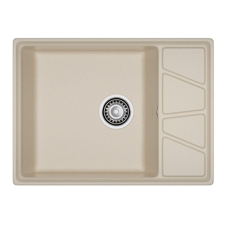 Изображение товара Кухонная мойка GranFest Vertex V-680L кашемир - 68×50 см, искусственный камень