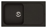 Изображение товара Кухонная мойка Florentina Арона 860 антрацит, накладная, двойная, с измельчителем