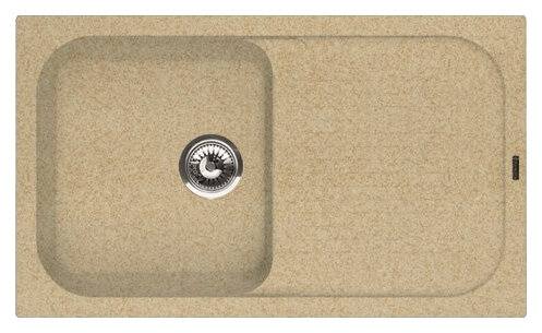 Изображение товара Мойка кухонная Florentina Арона 860 бежевый нержавеющая сталь с матовой поверхностью