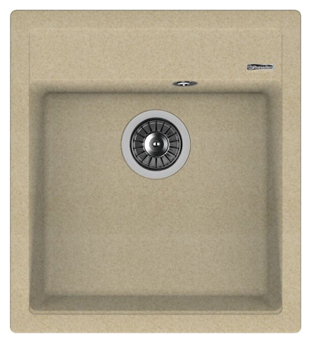 Изображение товара Мойка Florentina Липси 460 - бежевый нержавеющая сталь, 46 см, 2 чаши