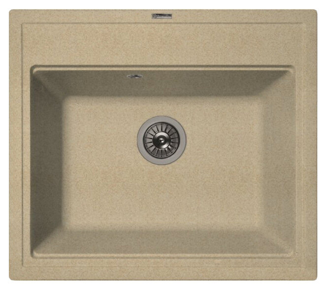 Изображение товара Кухонная мойка Florentina Липси 600 из нержавеющей стали и искусственного камня бежевый Изображение товара Кухонная мойка Florentina Липси 600 из нержавеющей стали и искусственного камня бежевый