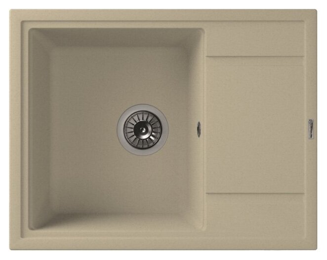 Изображение товара Кухонная мойка Florentina Липси 650 бежевый с двумя чашами и гарантией 5 лет