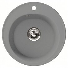 Изображение товара Мойка кухонная Florentina Никосия грей 51 см с измельчителем и угловым монтажом