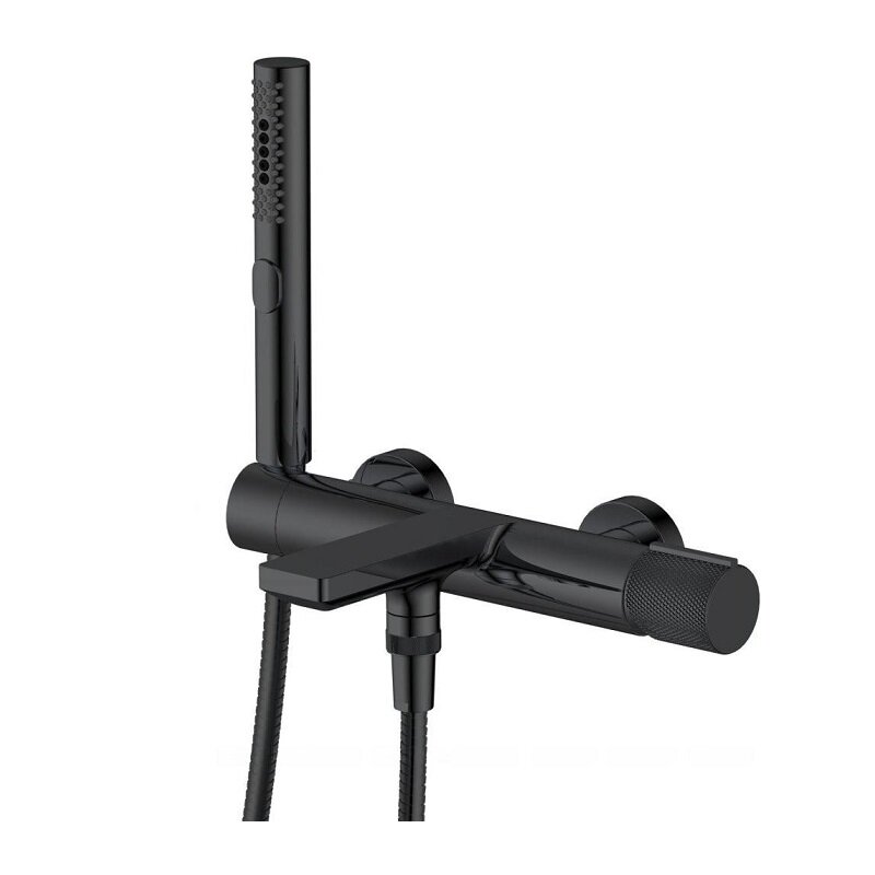 Изображение товара Современный смеситель для ванны и душа Allen Brau Liberty 5.33006-31 черный матовый Изображение товара Современный смеситель для ванны и душа Allen Brau Liberty 5.33006-31 черный матовый