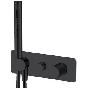 Изображение товара Смеситель Allen Brau Liberty 5.33009-31 для ванны и душа, с душевым гарнитуром, цвет черный матовый