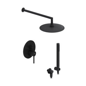 Изображение товара Душевая система Damixa Scandinavian Pure, 936520300, цвет черный матовый