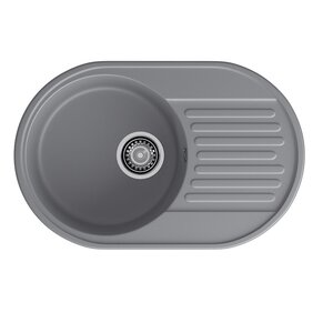 Изображение товара Кухонная мойка GranFest Quarz 18 темно-серый, 73.7 x 47.8 см