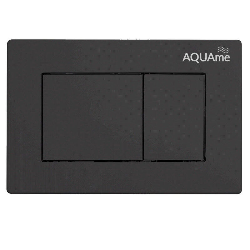 Изображение товара Клавиша смыва для инсталляции AQUAme AQM4102B, механическая, цвет черный