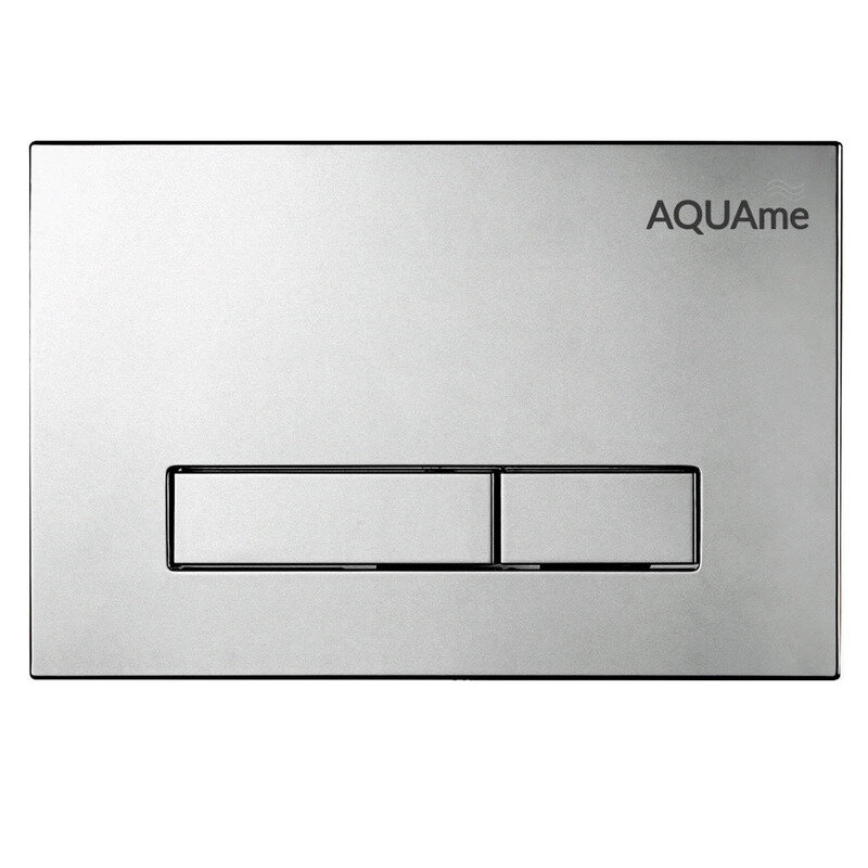 Изображение товара Клавиша смыва для унитаза AQUAme AQM4103S механическая сатиновый цвет