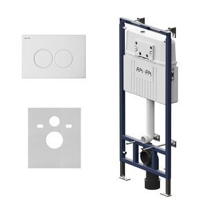 Изображение товара Инсталляция Am.Pm MasterFit для подвесного унитаза с клавишей ProC L, белая