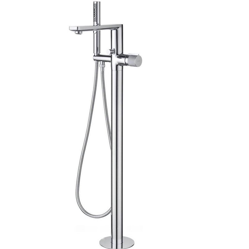 Изображение товара Современный латунный смеситель для ванны и душа, хром, 5 лет гарантии