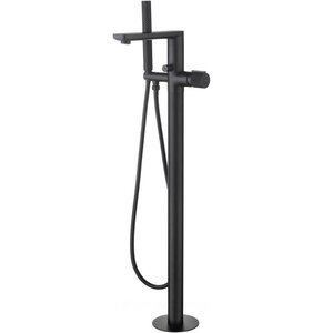 Изображение товара Смеситель Allen Brau Liberty 5.33012-31 для ванны и душа, с душевым гарнитуром, цвет черный матовый