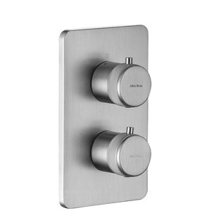 Изображение товара Смеситель Allen Brau Priority V.2 5.5.31213-BN для ванны и душа, термостатический, на 2 потребителя, цвет никель брашированный