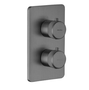 Изображение товара Смеситель Allen Brau Priority V.2 5.31213-MG для ванны и душа, термостатический, с внутренней частью, графит брашированный