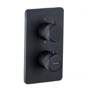 Изображение товара Смеситель Allen Brau Priority V.2 5.31314-31 для ванны и душа, термостатический, на 3 потребителя, цвет черный матовый