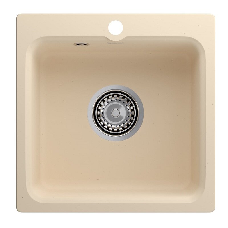 Изображение товара Кухонная мойка GranFest Smart 430 бежевый, 43 x 43 см