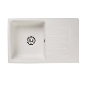 Изображение товара Кухонная мойка GranFest Smart 680 L белая из искусственного камня