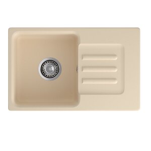 Изображение товара Кухонная мойка GranFest Smart 680 L бежевый, 68.1 x 43.3 см, цвет бежевый