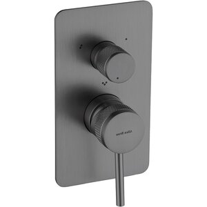 Изображение товара Смеситель Allen Brau Priority 5.31A11-MG для ванны и душа, скрытая установка, графит брашированный