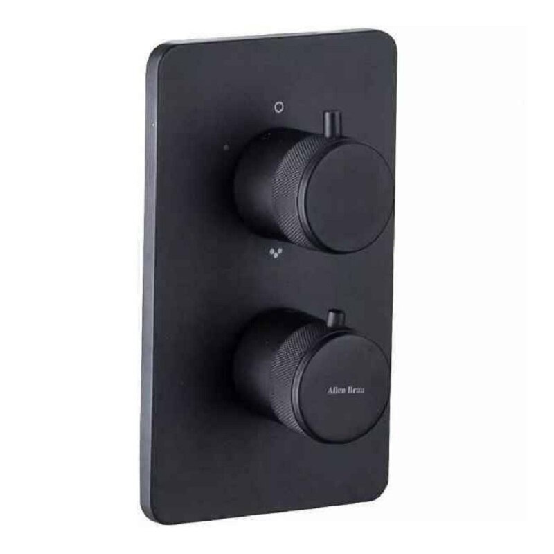 Изображение товара Термостатический встраиваемый смеситель для душа Allen Brau Priority 5.31113-31 черный матовый