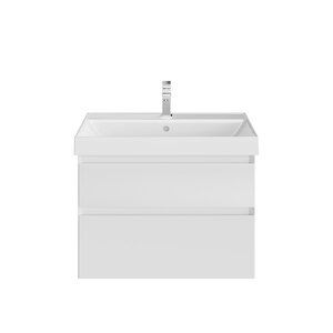 Изображение товара Тумба под раковину Kerama Marazzi Cubo 70 см белая матовая