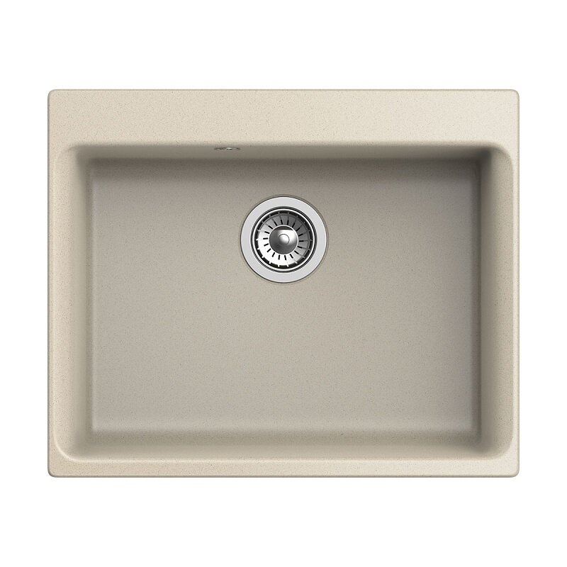 Изображение товара Кухонная мойка Rivelato Axel Х-60 темно-бежевый, искусственный камень, 62 x 51 см