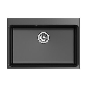 Изображение товара Кухонная мойка Rivelato Axel Х-70 черный искусственный камень 72x51 см
