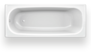 Изображение товара Стальная ванна BLB Europa B20E22001 120х70 см белая отдельно стоящая