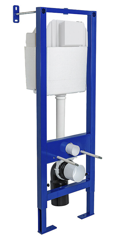 Изображение товара Инсталляция Berges Atom 040330 для унитаза синий, шумоизоляция, 41x16x111.5