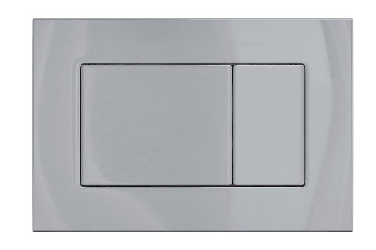 Изображение товара Клавиша смыва Berges Atom 049218 хром глянец двухрежимный механизм