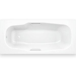 Изображение товара Ванна стальная BLB Atlantica HG B80JTH001 handles 180 x 80 см, с отв. для ручек, с шумоизоляцией
