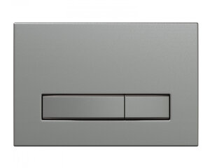 Изображение товара Клавиша смыва Berges Atom Line 049229 никель матовая для унитаза выставочный образец